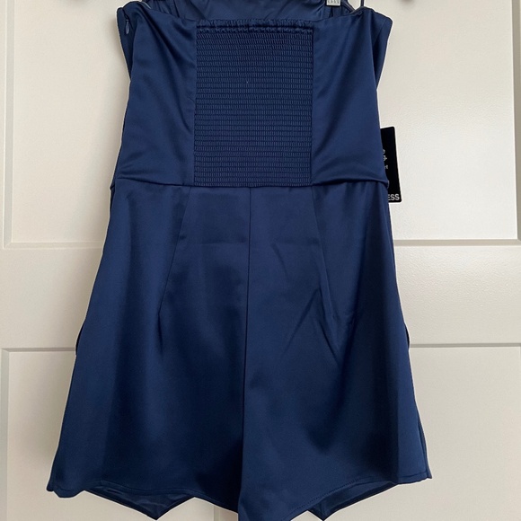 Blue Strapless Romper - Size 6 - NWT - Picture 4 of 8